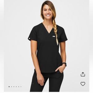 Catarina scrub top -Black L